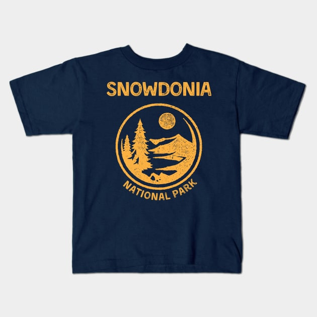 Snowdonia National Park Kids T-Shirt by soulfulprintss8